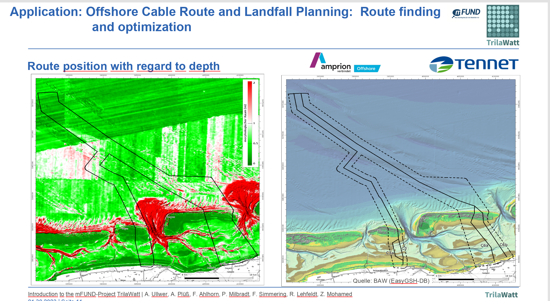 TrilaWatt:offshore_cable_route_landfall_planning
